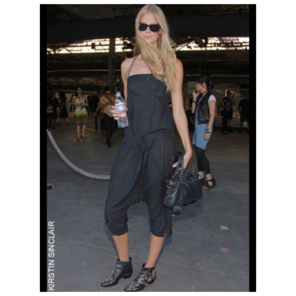 AGB MOTO Jumper Jumpsuit Grey Washed Black Size 4